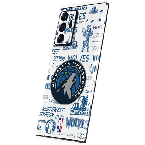 NBA Minnesota Timberwolves Historic Blast Galaxy Note20 Ultra 5G Skin