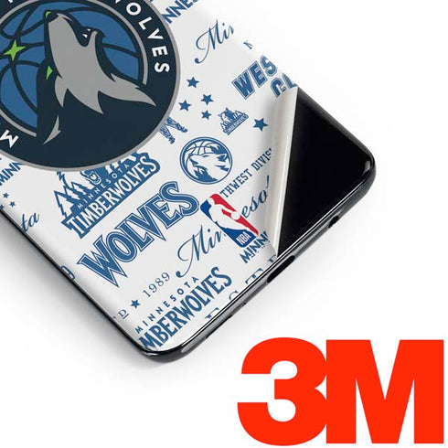 NBA Minnesota Timberwolves Historic Blast Galaxy S10 Skin