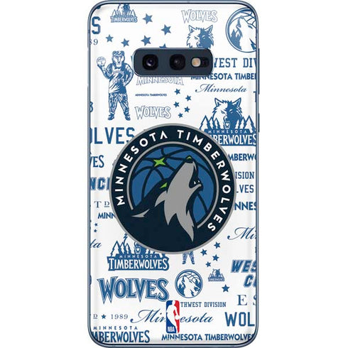 NBA Minnesota Timberwolves Historic Blast Galaxy S10e Skin