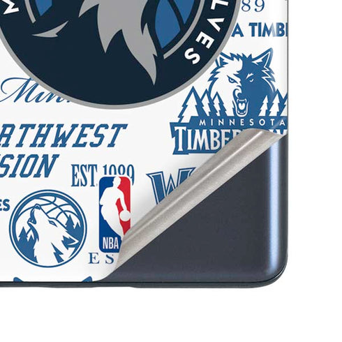 NBA Minnesota Timberwolves Historic Blast Galaxy S20 Fan Edition Skin