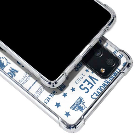 NBA Minnesota Timberwolves Historic Blast Galaxy S20 FE Clear Case