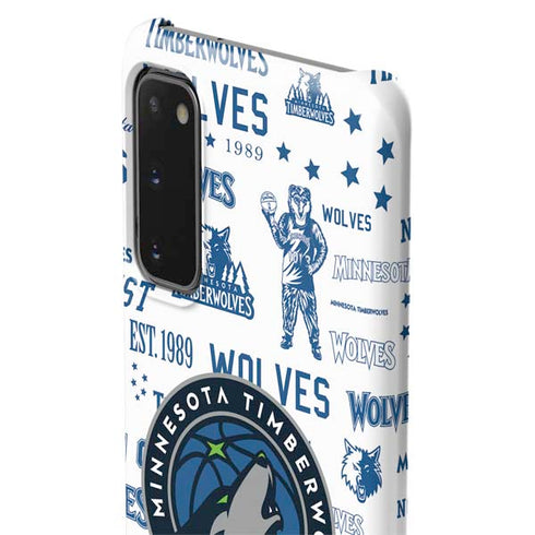 NBA Minnesota Timberwolves Historic Blast Galaxy S20 Lite Case