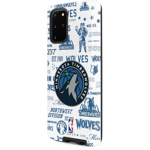 NBA Minnesota Timberwolves Historic Blast Galaxy S20 Plus Pro Case
