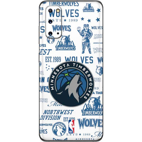 NBA Minnesota Timberwolves Historic Blast Galaxy S20 Skin
