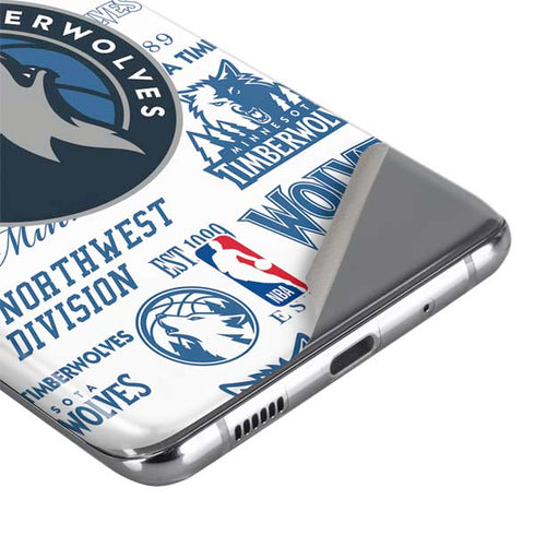 NBA Minnesota Timberwolves Historic Blast Galaxy S20 Skin