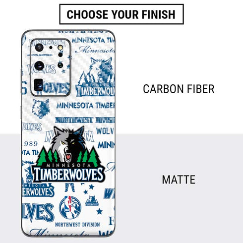 NBA Minnesota Timberwolves Historic Blast Galaxy S20 Ultra 5G Skin