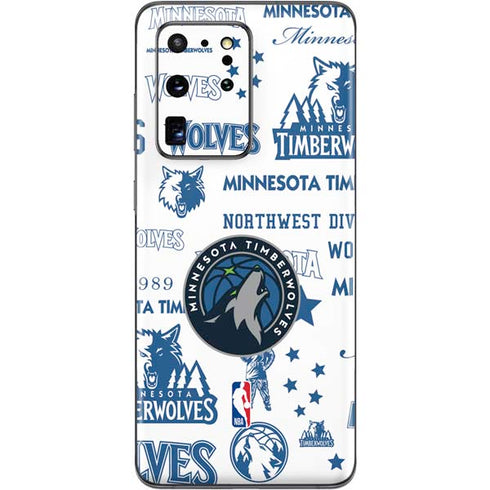 NBA Minnesota Timberwolves Historic Blast Galaxy S20 Ultra 5G Skin