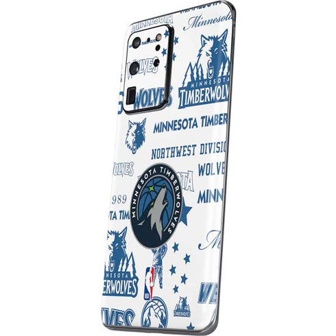 NBA Minnesota Timberwolves Historic Blast Galaxy S20 Ultra 5G Skin
