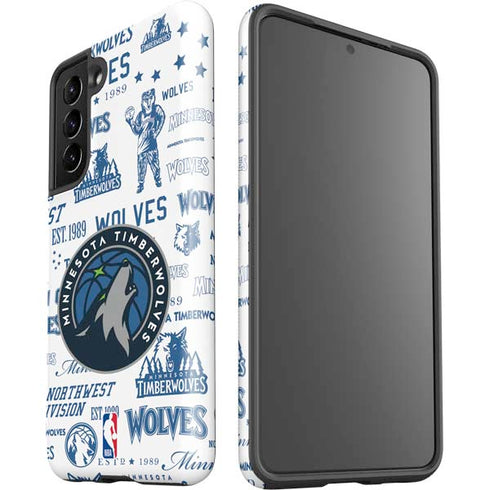 NBA Minnesota Timberwolves Historic Blast Galaxy S21 5G Pro Case