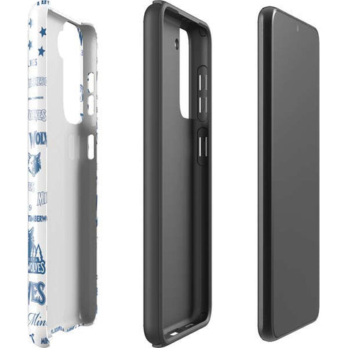 NBA Minnesota Timberwolves Historic Blast Galaxy S21 FE Pro Case