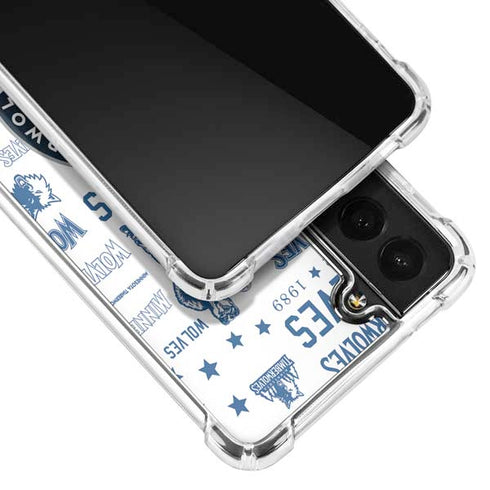 NBA Minnesota Timberwolves Historic Blast Galaxy S21 Plus 5G Clear Case