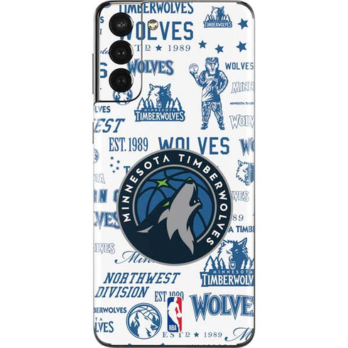 NBA Minnesota Timberwolves Historic Blast Galaxy S21 Plus 5G Skin