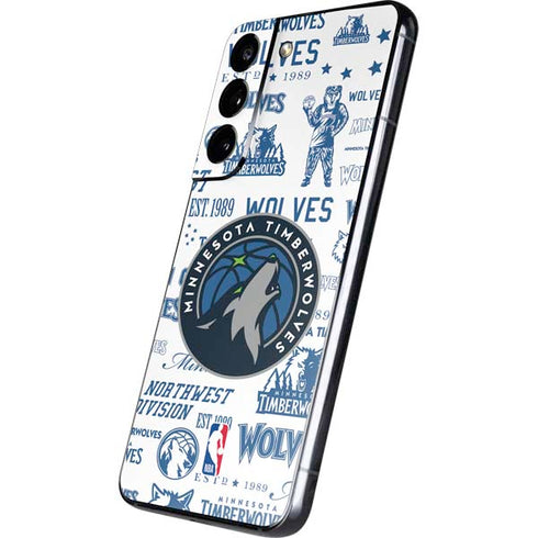 NBA Minnesota Timberwolves Historic Blast Galaxy S22 Plus Skin