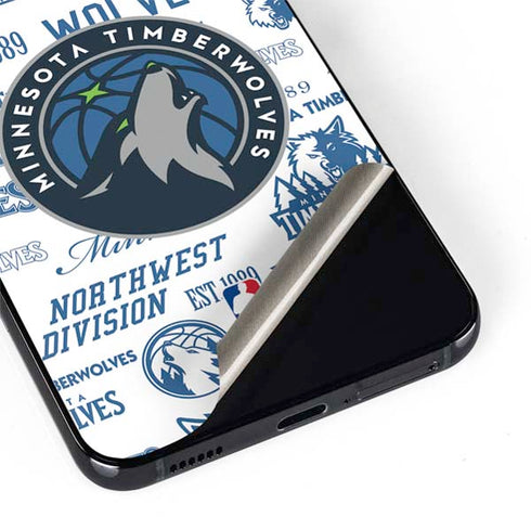 NBA Minnesota Timberwolves Historic Blast Galaxy S22 Plus Skin