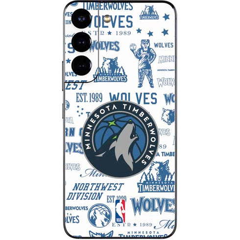 NBA Minnesota Timberwolves Historic Blast Galaxy S22 Skin