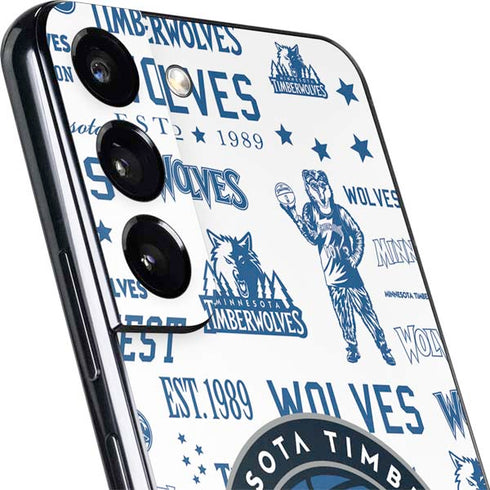 NBA Minnesota Timberwolves Historic Blast Galaxy S22 Skin