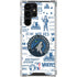 NBA Minnesota Timberwolves Historic Blast Galaxy S22 Ultra Clear Case