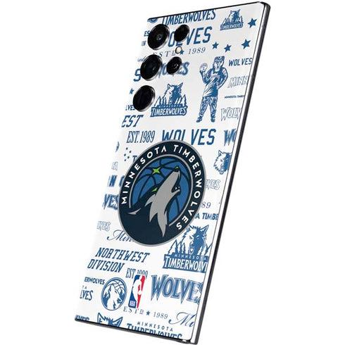 NBA Minnesota Timberwolves Historic Blast Galaxy S22 Ultra Skin