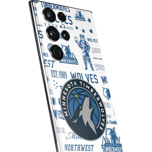 NBA Minnesota Timberwolves Historic Blast Galaxy S22 Ultra Skin