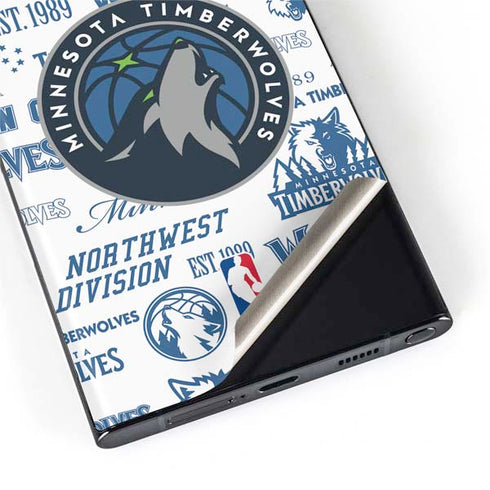 NBA Minnesota Timberwolves Historic Blast Galaxy S22 Ultra Skin