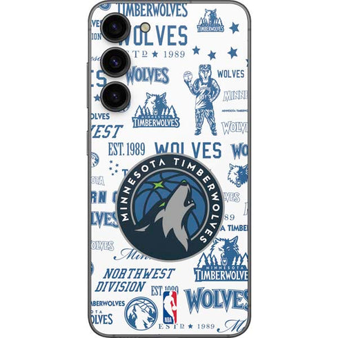 NBA Minnesota Timberwolves Historic Blast Galaxy S23 FE Skin