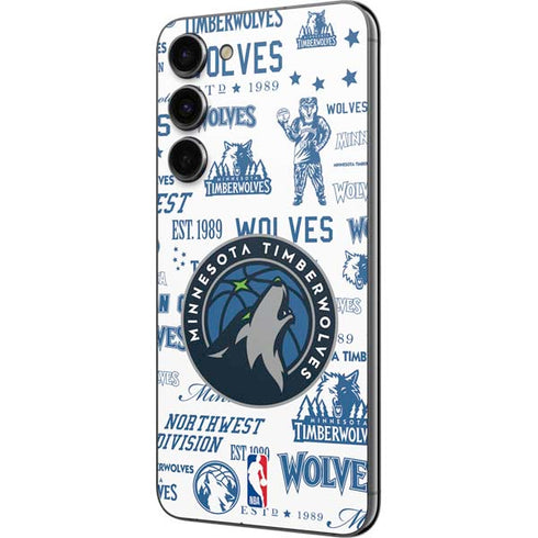 NBA Minnesota Timberwolves Historic Blast Galaxy S23 FE Skin