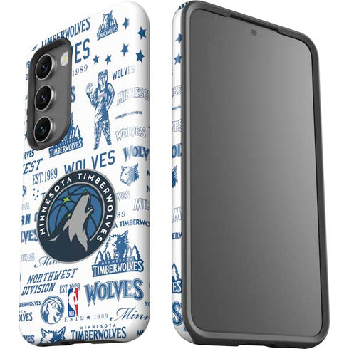 NBA Minnesota Timberwolves Historic Blast Galaxy S23 Pro Case