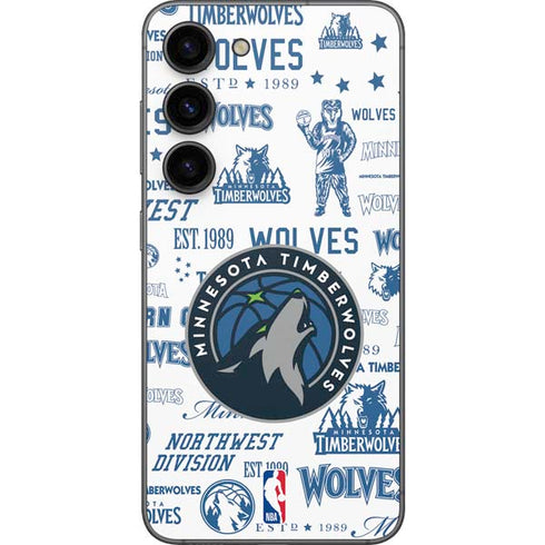 NBA Minnesota Timberwolves Historic Blast Galaxy S23 Skin