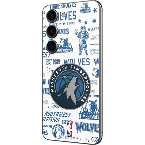 NBA Minnesota Timberwolves Historic Blast Galaxy S23 Skin