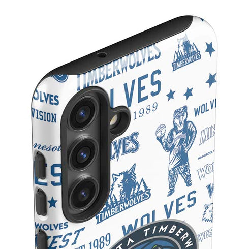 NBA Minnesota Timberwolves Historic Blast Galaxy S25 Impact Case