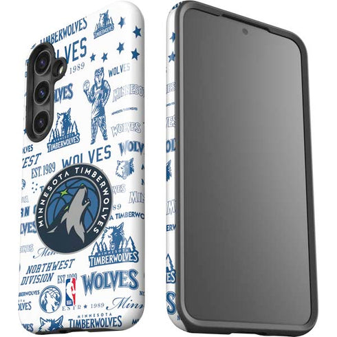 NBA Minnesota Timberwolves Historic Blast Galaxy S25 Impact Case