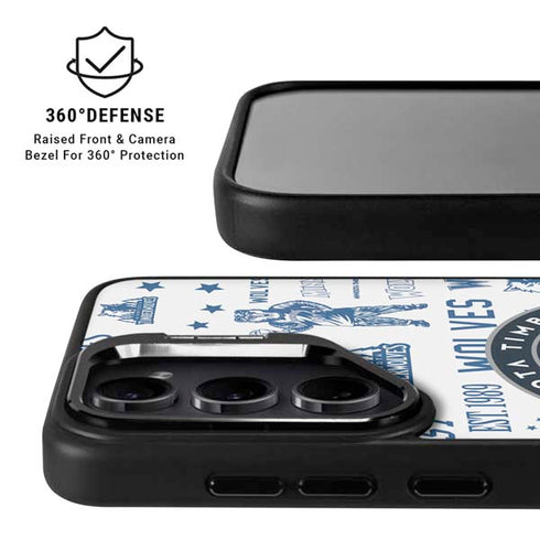 NBA Minnesota Timberwolves Historic Blast Galaxy S24 Kickstand Case