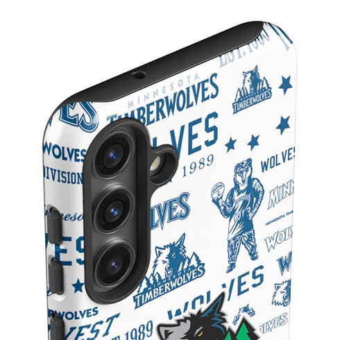 NBA Minnesota Timberwolves Historic Blast Galaxy S25 Plus Impact Case