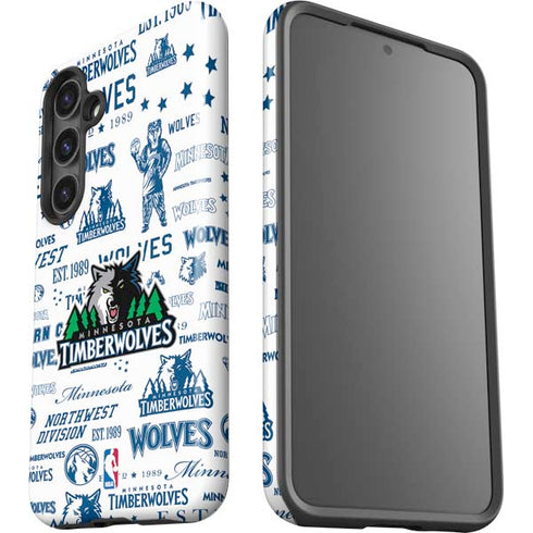 NBA Minnesota Timberwolves Historic Blast Galaxy S25 Plus Impact Case
