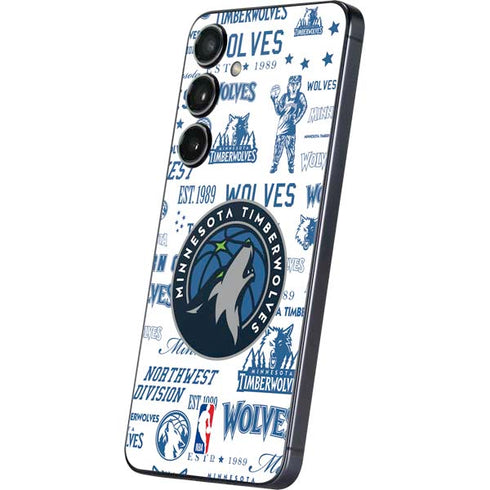 NBA Minnesota Timberwolves Historic Blast Galaxy S24 Skin
