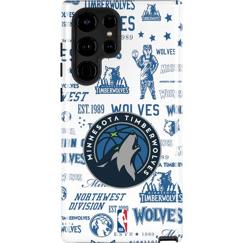 NBA Minnesota Timberwolves Historic Blast Galaxy S25 Ultra Impact Case