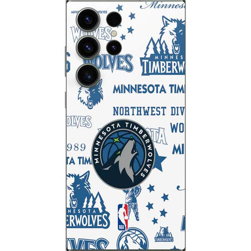 NBA Minnesota Timberwolves Historic Blast Galaxy S25 Ultra Skin