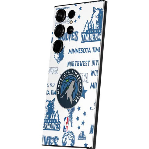NBA Minnesota Timberwolves Historic Blast Galaxy S24 Ultra Skin