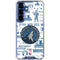 NBA Minnesota Timberwolves Historic Blast Galaxy S25 Plus Clear Case