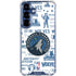 NBA Minnesota Timberwolves Historic Blast Galaxy S25 Plus Clear Case