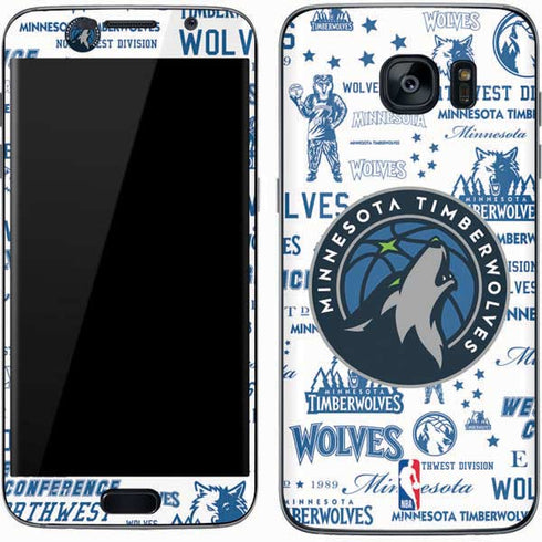 NBA Minnesota Timberwolves Historic Blast Galaxy S7 Skin