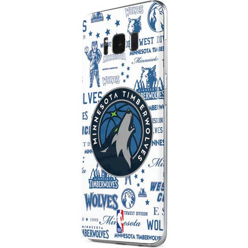 NBA Minnesota Timberwolves Historic Blast Galaxy S8 Skin
