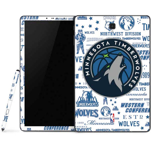 NBA Minnesota Timberwolves Historic Blast Samsung Galaxy Tab Skin