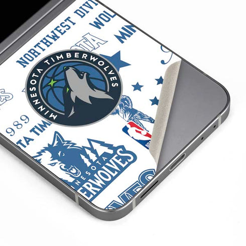 NBA Minnesota Timberwolves Historic Blast Galaxy Z Flip6 Skin