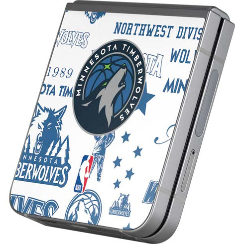 NBA Minnesota Timberwolves Historic Blast Galaxy Z Flip6 Skin