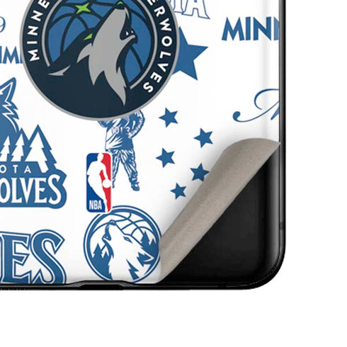 NBA Minnesota Timberwolves Historic Blast Galaxy Z Flip Skin