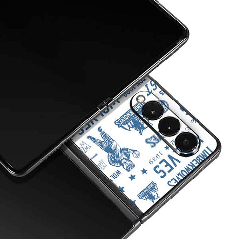 NBA Minnesota Timberwolves Historic Blast Galaxy Z Fold3 5G Skin