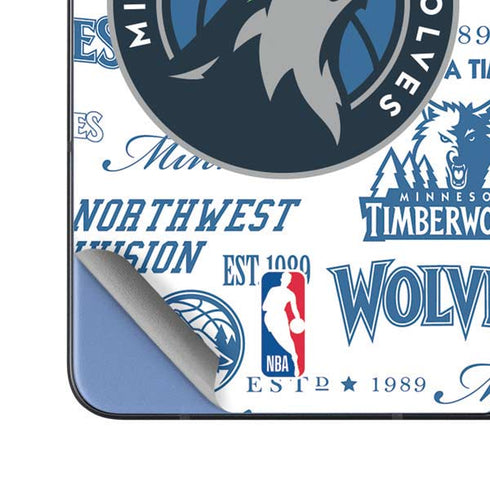 NBA Minnesota Timberwolves Historic Blast Galaxy Z Fold5 5G Skin