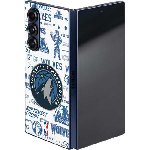 NBA Minnesota Timberwolves Historic Blast Galaxy Z Fold6 Skin