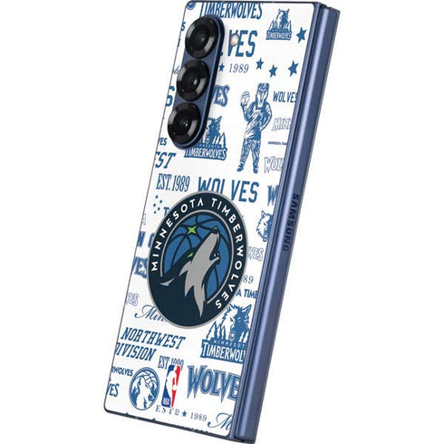 NBA Minnesota Timberwolves Historic Blast Galaxy Z Fold6 Skin